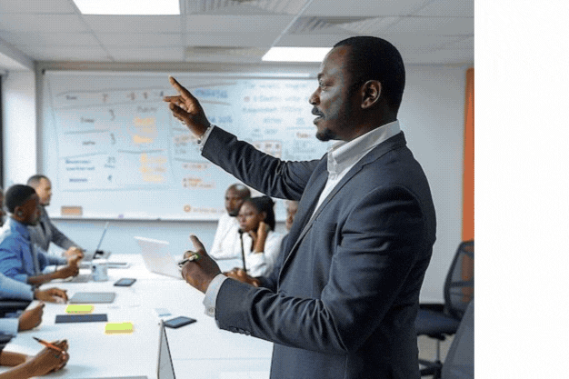 Équipe créative en collaboration